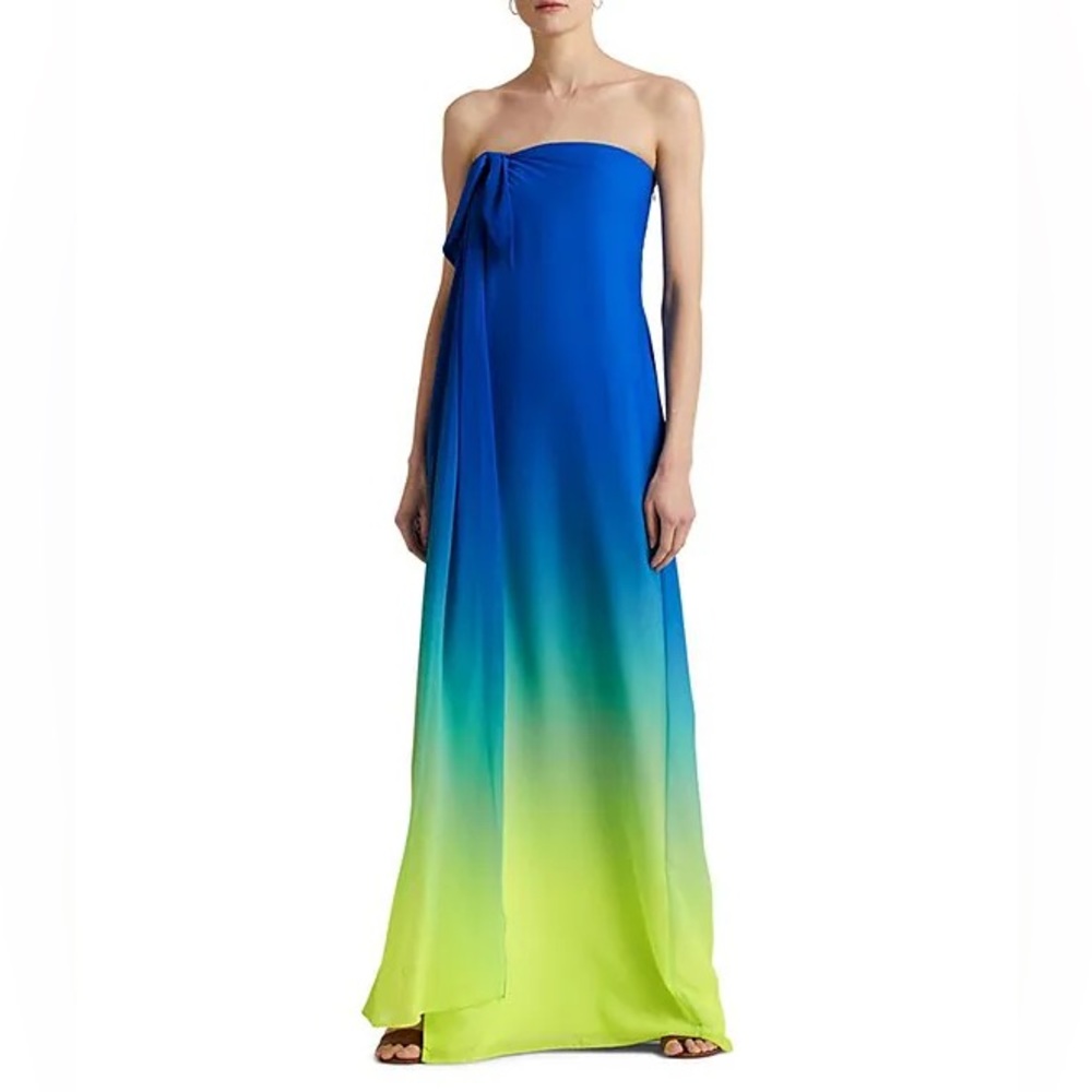 Beautiful ombré wedding guest dress!